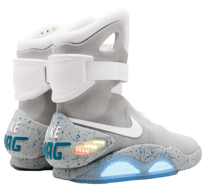 Кроссовки Nike Air Mag вид сзади